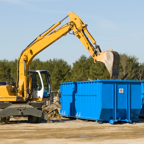 how many times can i have a residential dumpster rental emptied in Hilltop OH